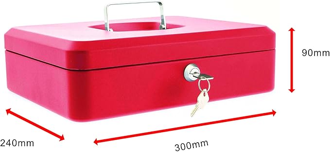 Sterling CB04R 12" Cash Box - red - T