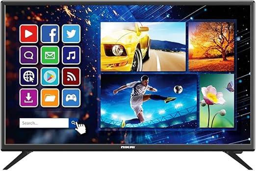 Nikai 32 Inches HD Smart LED TV, Black - NE32SLED1 - T