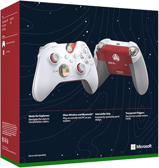 Microsoft Wireless Controller Series X/S - Starfield Limited edition. - T