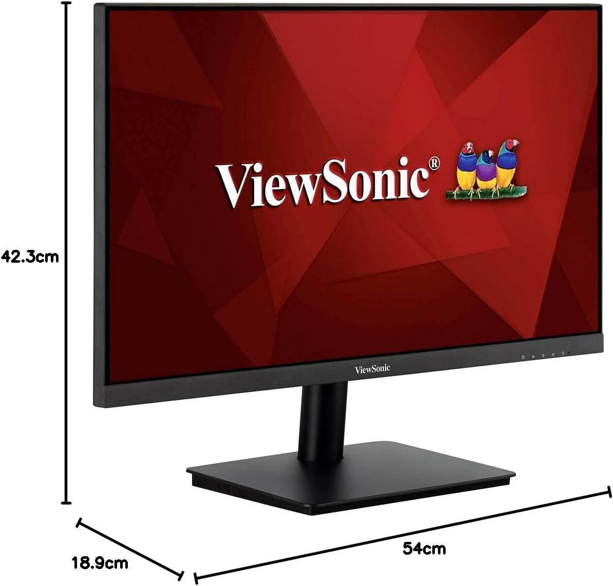 ViewSonic VA2406-H-2 SuperClear VA, Eye Care techonlogy - T