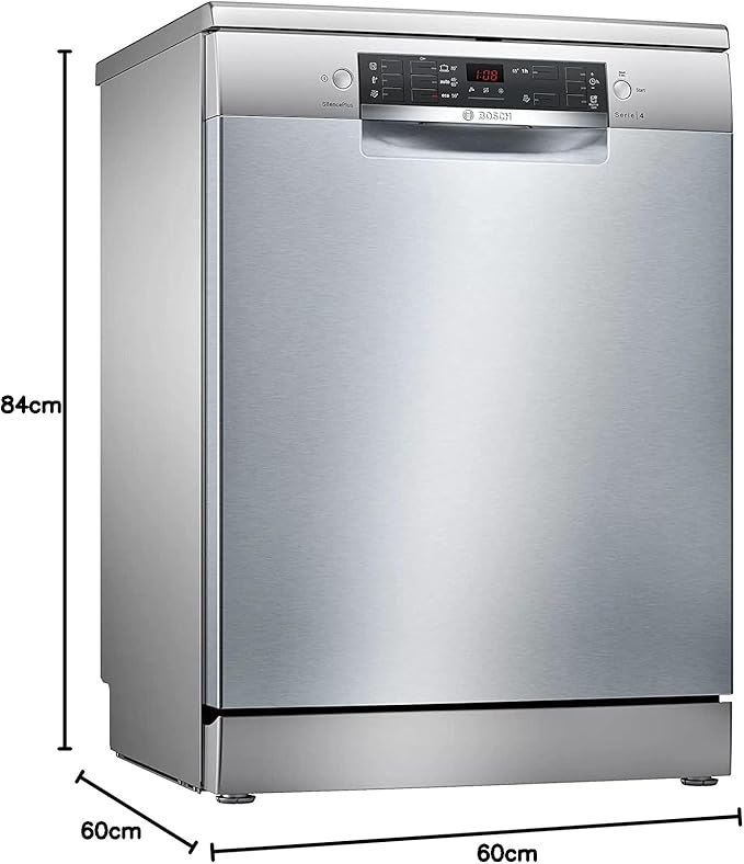 Bosch Serie 4 - Dishwasher, 60 cm - 12 place settings 5 programmes -Stainless Steel - SMS45DI10Q - T