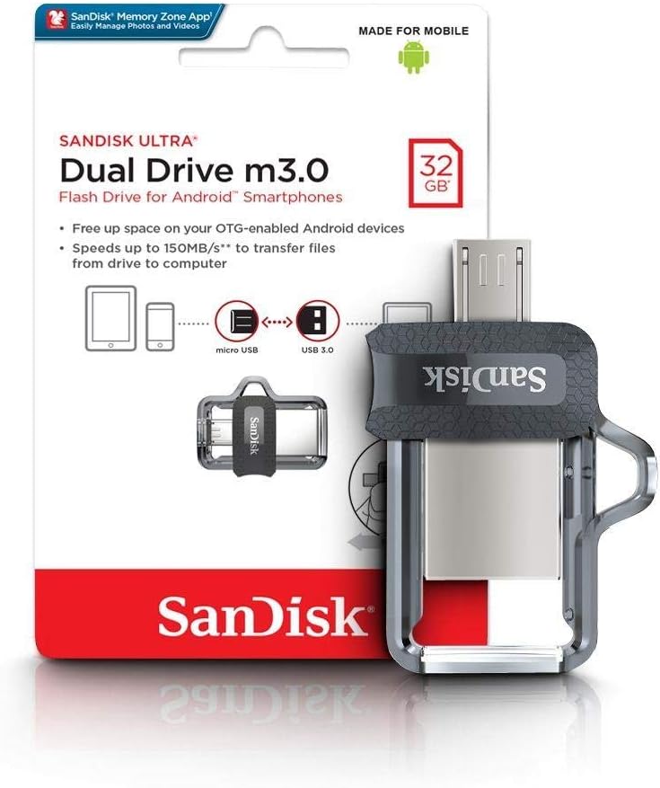 SanDisk Ultra Dual Drive m3.0 32GB 130MB/s - T