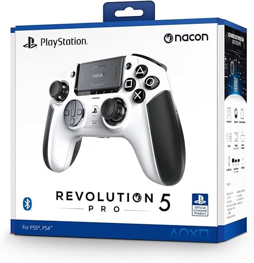 Nacon Revolution 5 Pro Controller for Playstation 5 / Playstation 4 / PC (White) - T