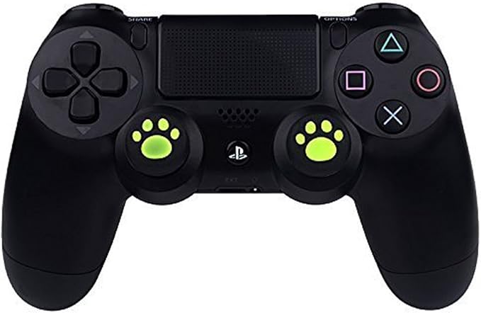 XFUNY® 5 Pair/10 PCS Replacement Silicone Analog Controller Joystick Thumb Stick Grips Caps Cover for PS4 PS3 PS2 Xbox One/360 Game Controller - T