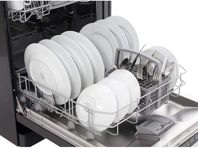 Bosch sms25ab00g free standing dishwasher 60 cm 12 person - black - T