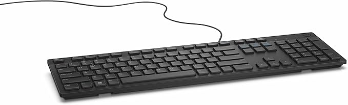 Dell 091A682 KB216 USB QWERTY English(UK Layout) Black Keyboard - Keyboards (Standard, Wired, USB, QWERTY, Black) - T