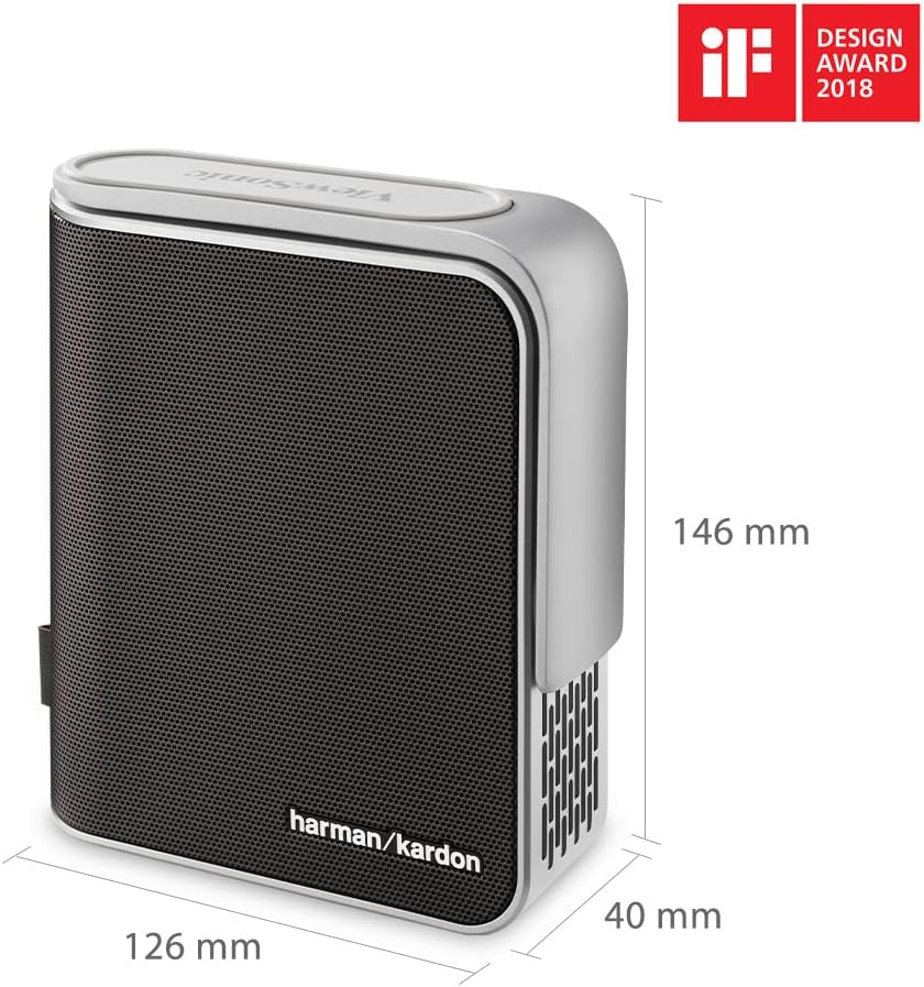 ViewSonic M1+_G2 LED Mobile Projector [360 Degree Ceiling Projection/Ceiling Projection Without a Tripod / 120 ANSI Lumens/DLP Built-In/Automatic Vertical Keystone Correction Supported/Harman - T