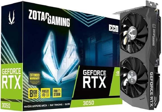 ZOTAC GAMING GeForce RTX 3050 ECO 8Go - T