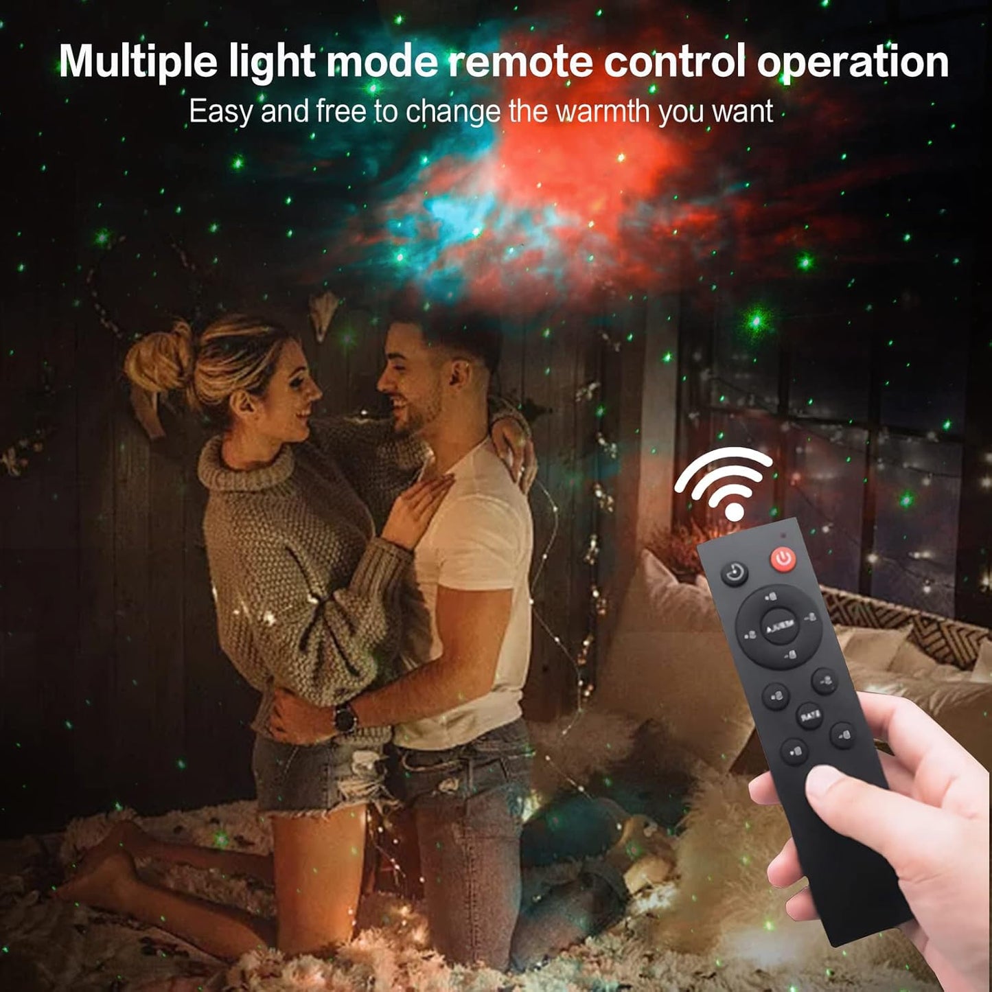 MOLEKSDAL Astronaut Galaxy Star Projector, Astronaut Light Projector, Starry - T