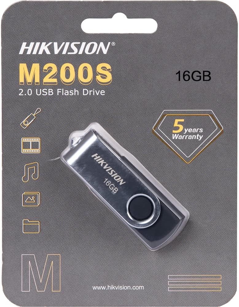 Hikvision 16 GB USB Flash Drive - M200S(STD)/16GB - T