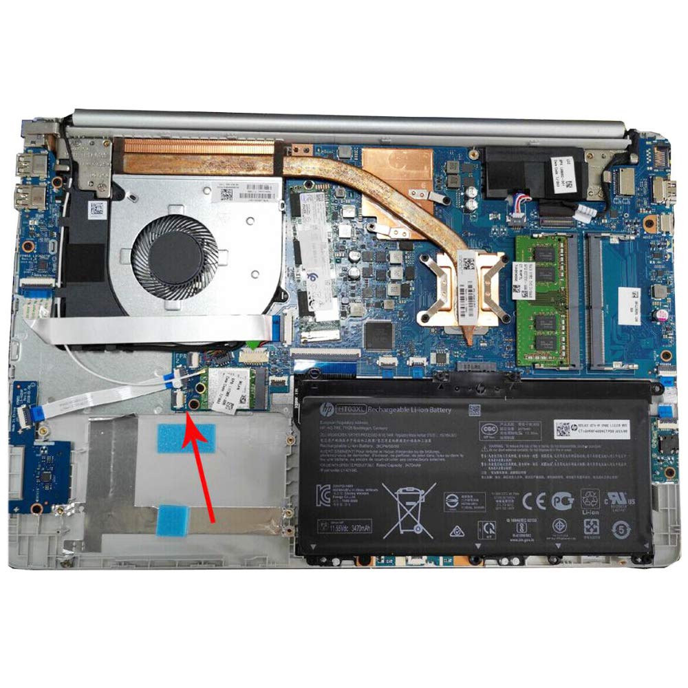 Suyitai Replacement for HP Laptop 15-dw 15s-dy 15s-du 15s-dr Series 250 G8 255 G8 256 G8 LS-H323P HDD Hard Drive Connector Board Cable - T