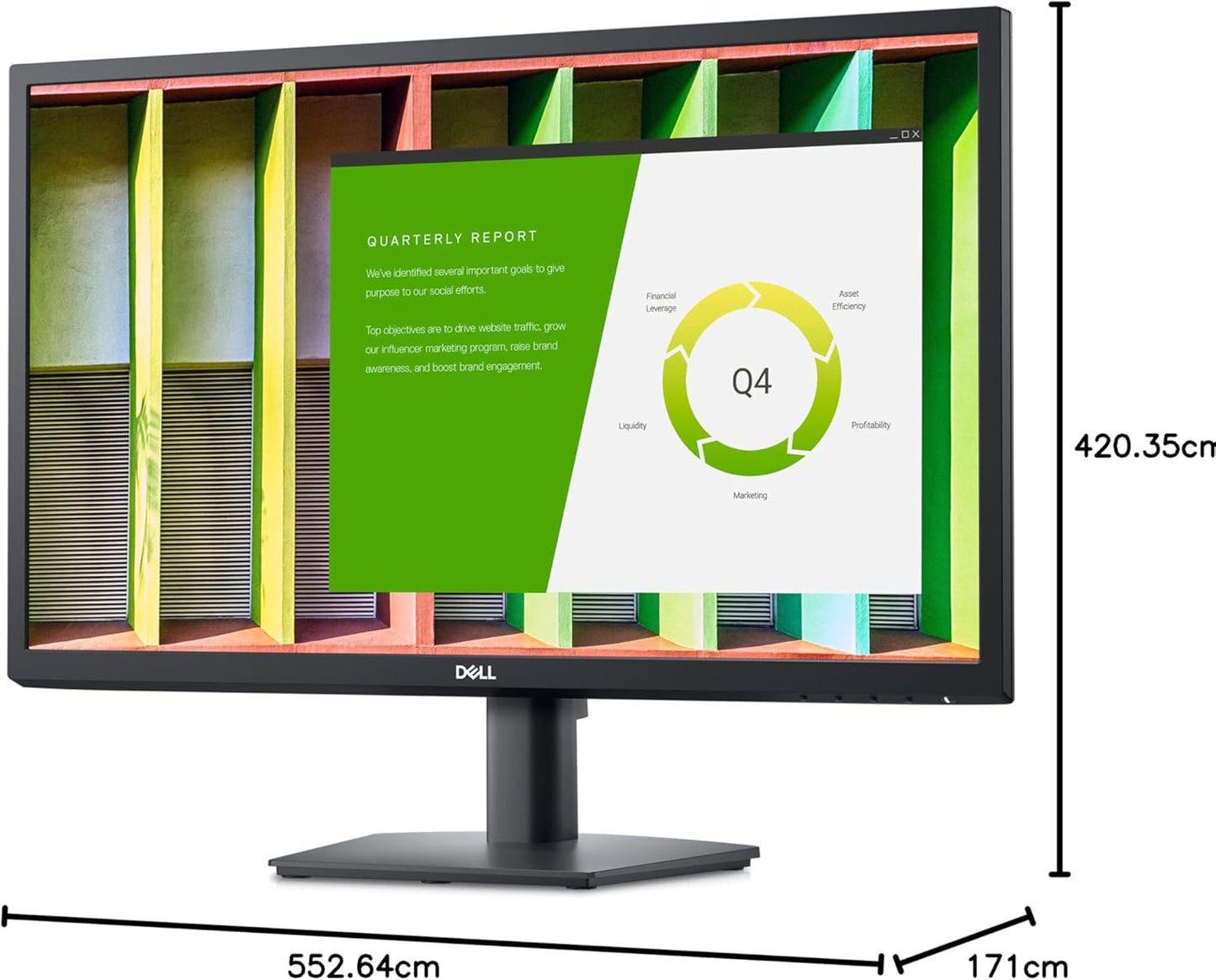 Dell E2422 H VGA/DISPLY Monitor - T