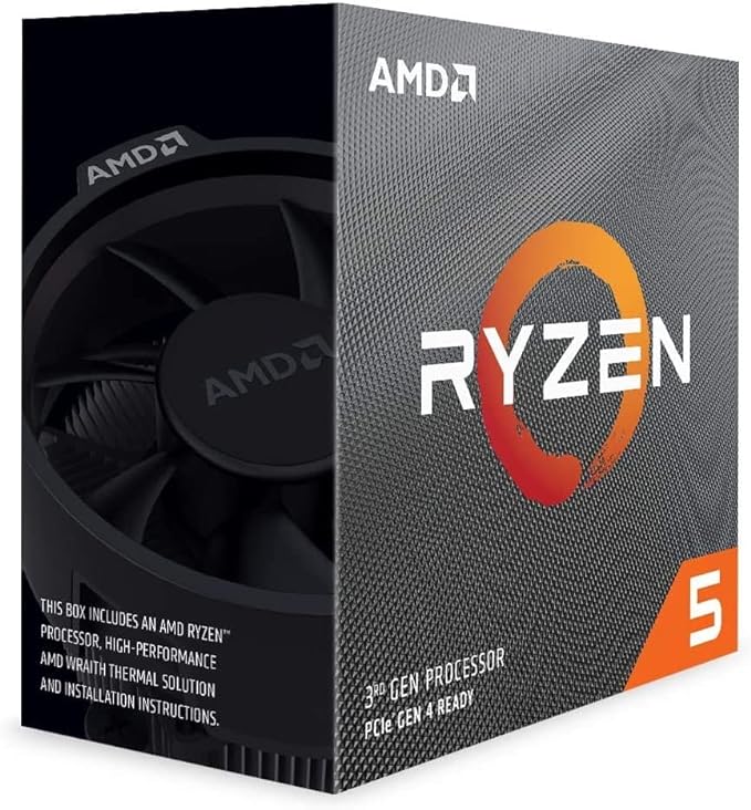 AMD Ryzen 5 3600 6-core, 12-Thread Unlocked Desktop Processor with Wraith Spire Cooler - T