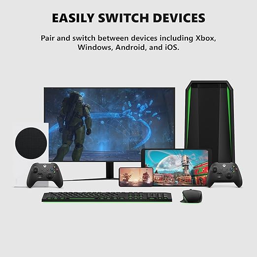 Xbox Wireless Controller For Xbox Series X|S, Xbox One, Windows10, Android, And IOS - Black - T