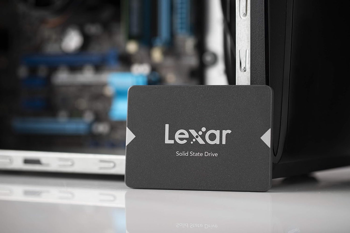 Lexar NS100 2.5” SATA III 6Gb/s Internal 256GB SSD, Solid State Drive, Up To 520MB/s Read, for Laptop, Desktop Computer/PC (LNS100-256AMZN) - T