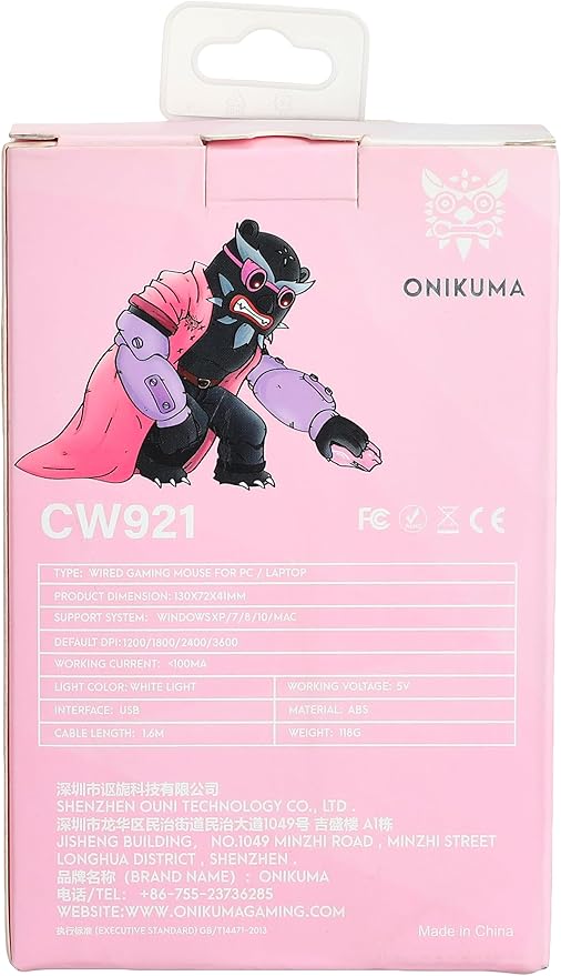 Onikuma Gaming Mouse CW921 USB - T