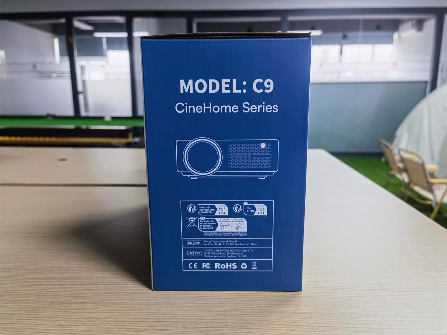 Projector, 16000 Lumen Projector 4K Supported, Native 1080P Full HD Mini Projector Home Cinema with Zoom Function, LED Projector Outdoor Projector 4K, 5G WiFi Bluetooth Projector iOS Compatible TV - T