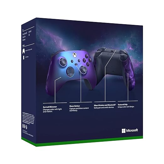 Microsoft - Xbox Wireless Controller for Xbox Series X, Xbox Series S, Xbox One, Windows Devices - Stellar Shift Special Edition - T