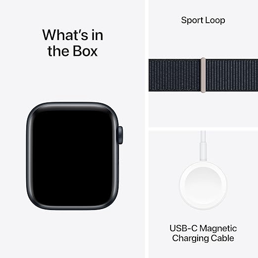 Apple Watch SE (2nd Gen) GPS 40mm Midnight Aluminium Case Midnight Sport Loop - T