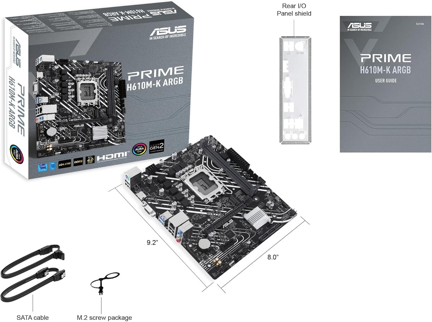 ASUS PRIME H610M-K ARGB - T