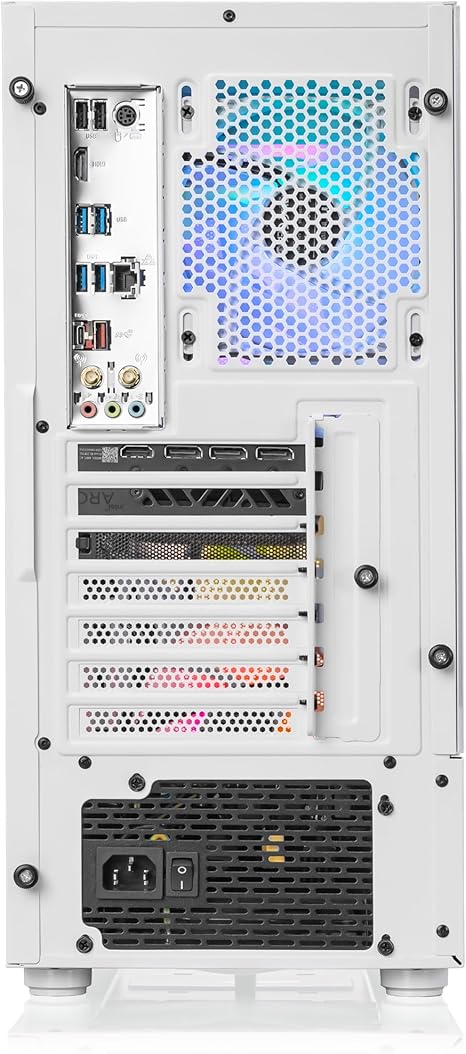 Thermaltake LCGS Quartz i350 R4 Gaming Desktop (Intel Core™ i5-12400F, 3600Mhz 16GB RGB Memory, NVIDIA GeForce® RTX 3050, 1TB NVMe M.2) S2QT-B66R-350-LCS,White - T