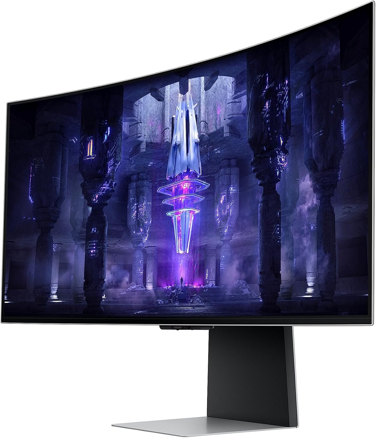 Samsung 34-Inch OLED G8 Odyssey Gaming Monitor with 0.03ms GtG Response time & 175Hz Refresh rate, Supports AMD FreeSync Premium Pro, Local Warranty - T
