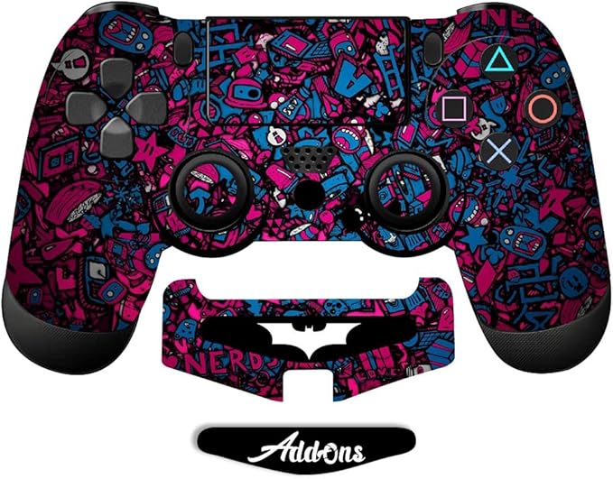 PS4 Sticker Bomb #5 Skin For PlayStation 4 Controller - T