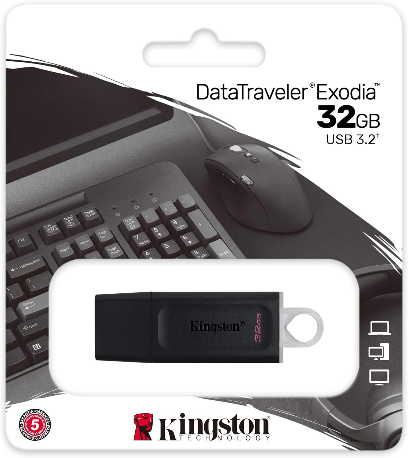 Kingston DataTraveler Exodia 32GB USB 3.2 Flash Drive DTX/32GB - T