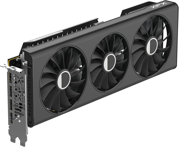 XFX SPEEDSTER QICK319 RADEON RX 7700 XT BLACK Gaming Graphics Card with 12GB GDDR6 HDMI 3xDP AMD RDNA 3 - T