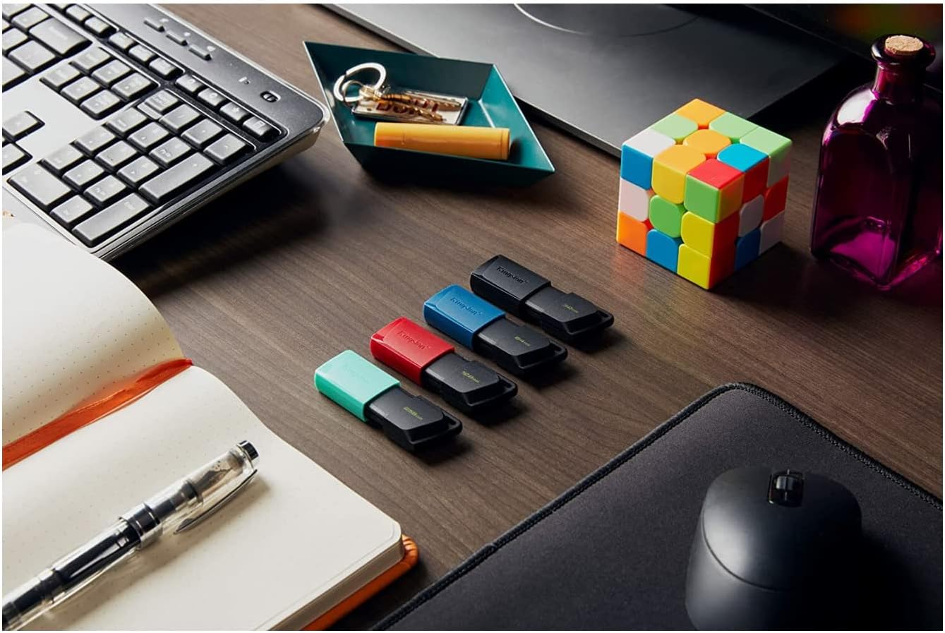 kingston 64GB DT EXODIA M USB3.2 GEN 1 (BLACK + BLUE) - T