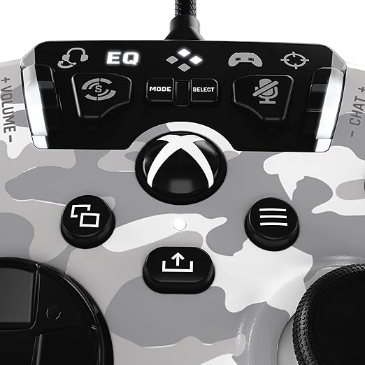 Turtle Beach Recon Controller Wired Game Controller Officially Licensed for Xbox Series X, Xbox Series S, Xbox One & Windows - Audio Enhancements, Remappable Buttons, Superhuman Hearing – Arctic Camo - T