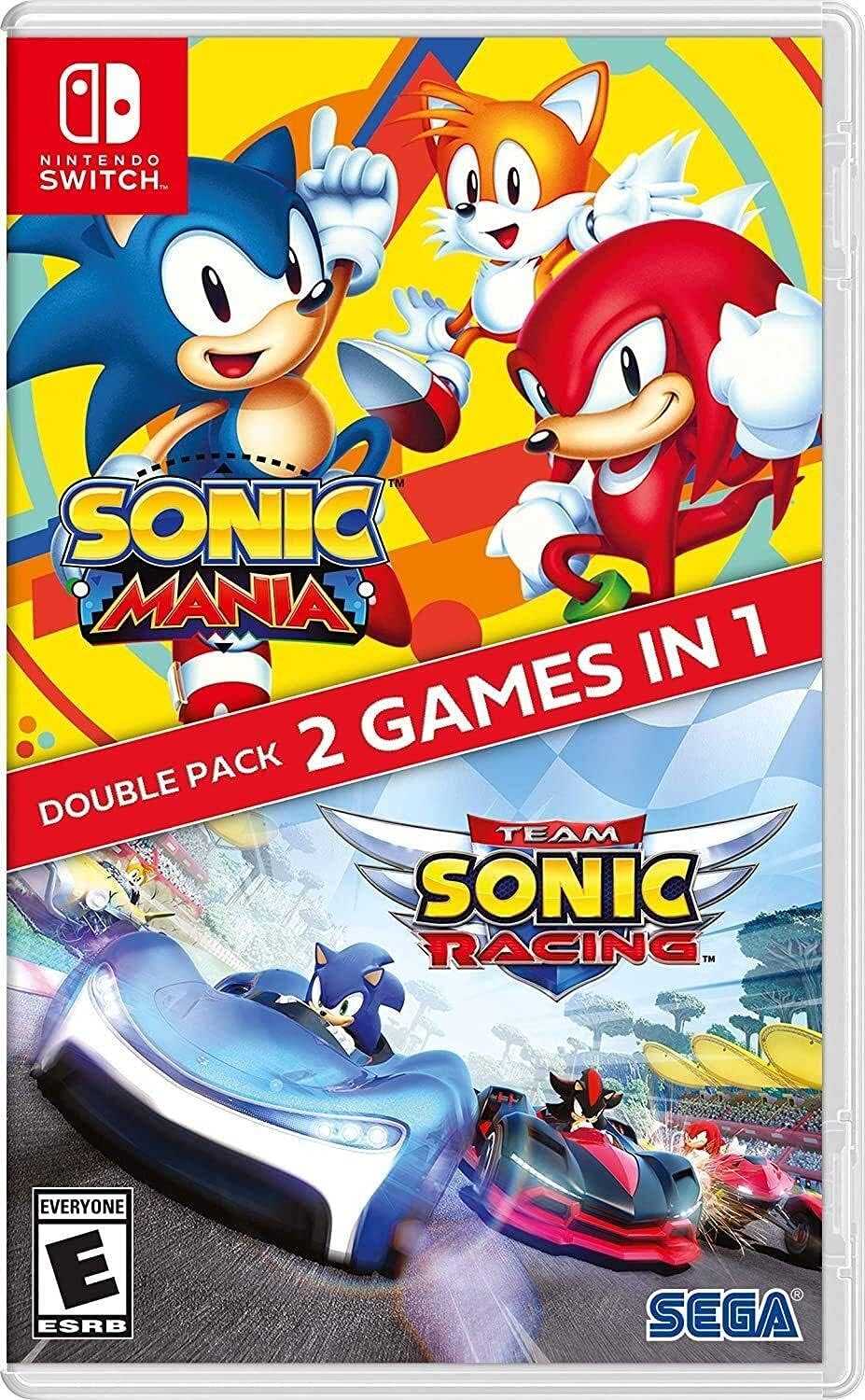 Sonic Mania and Team Sonic Racing Double Pack Nintendo Switch - T