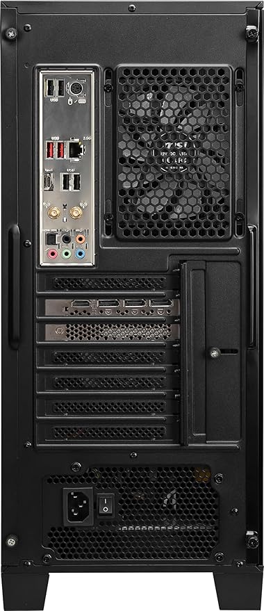 MSI Codex Z2 Gaming Desktop: AMD R7-8700F, GeForce RTX 4070, 32GB DDR5, 2TB m.2 NVMe SSD, USB Type-C, VR-Ready, Windows 11 Home : A8NUE-274US - T