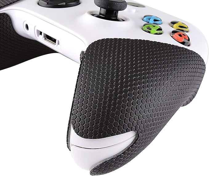 eXtremeRate PlayVital Anti-Skid Sweat-Absorbent Controller Grip for Xbox Series X/S Controller, Professional Textured Soft Rubber Pads Handle Grips for Xbox Series X/S Controller - T