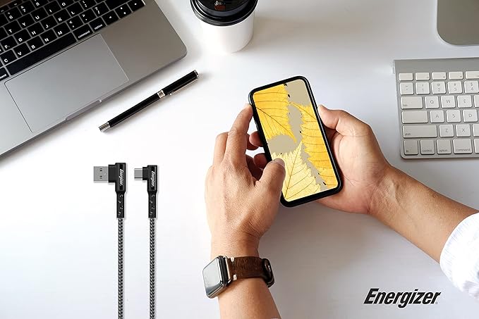 Energizer cable USBA-C 90-2m Black - T
