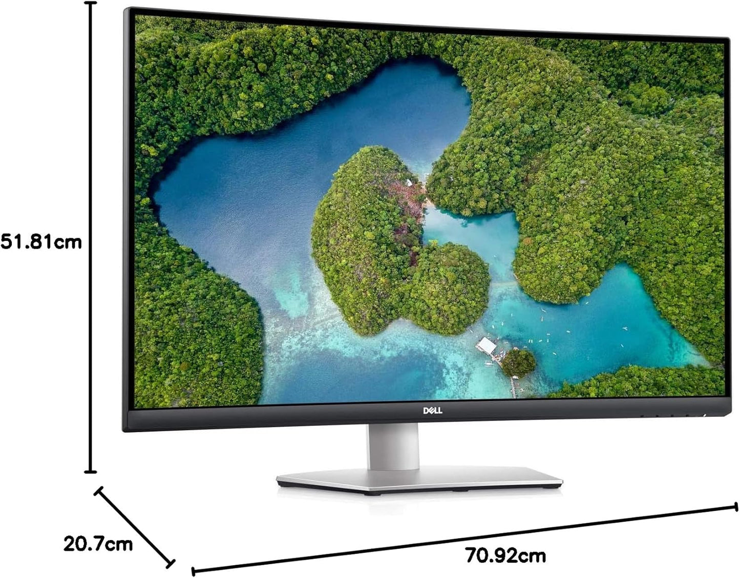 Dell Curved 4K UHD Monitor (S3221QS, 32) - T