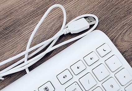 Keyboard USB Slim SK2026 - White - T