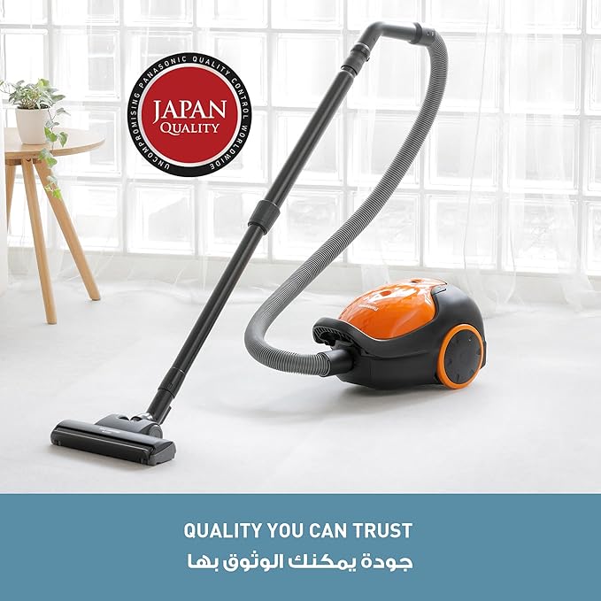 Panasonic Vacuum Cleaner, Made in Malaysia, MC-CG373G,Bomba- 1 year Warranty - T