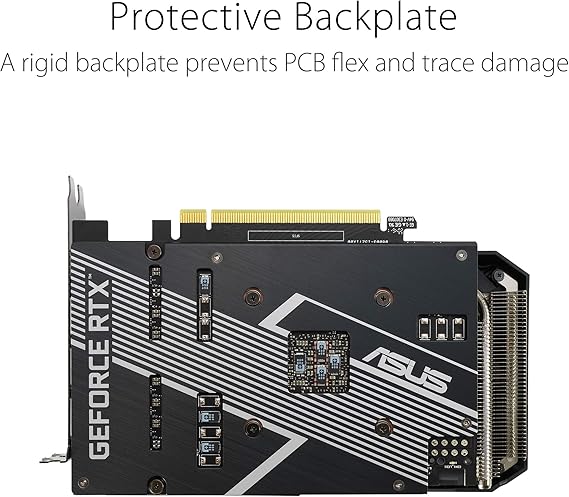 ASUS Dual NVIDIA GeForce RTX 3060 V2 OC Edition 12GB GDDR6 Gaming Graphics Card (PCIe 4.0, 12GB GDDR6 Memory, HDMI 2.1, DisplayPort 1.4a, 2-Slot Design, Axial-tech Fan Design, 0dB Technology) - T