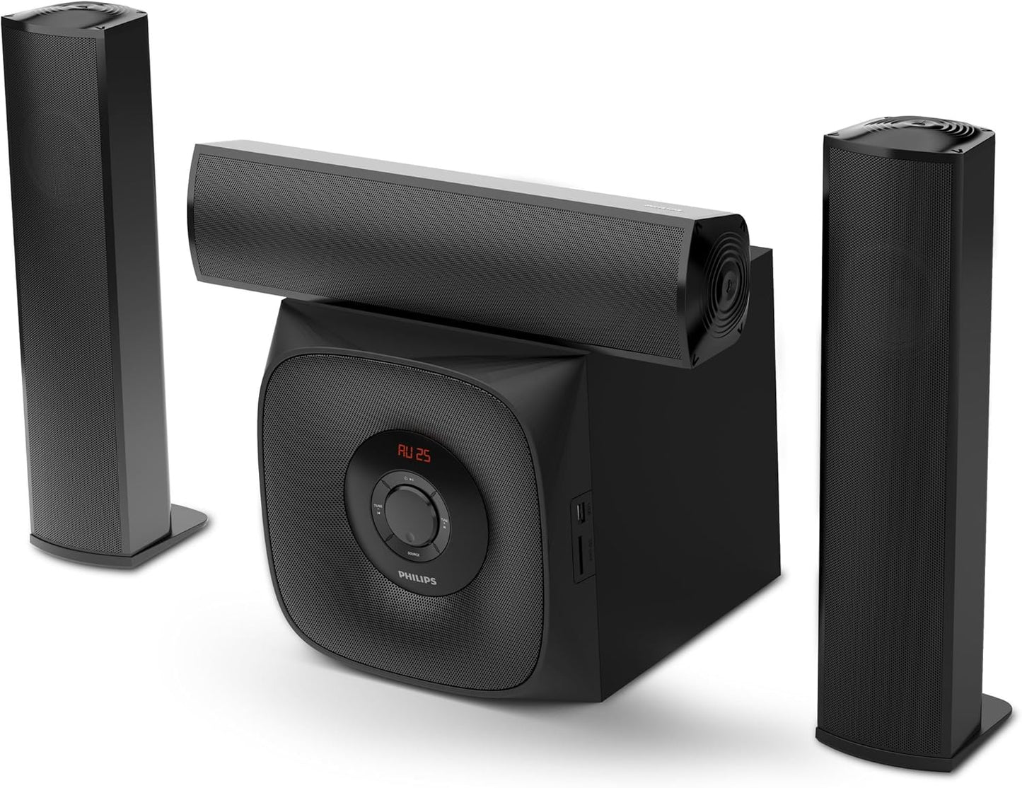 Philips MMS3160B Bluetooth Speakers, Black - T