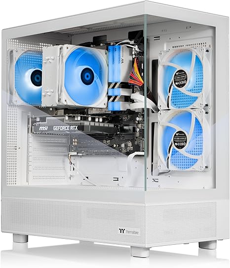 Thermaltake Vista i470S Gaming Desktop (Intel® Core™ i7-14700F, ToughRam 32GB DDR5 5600MT/s RGB Memory, NVIDIA® GeForce RTX™ 4070 Super, 1TB NVMe M.2, WiFi, Windows 11) V27S-B760-47S-LCS - T