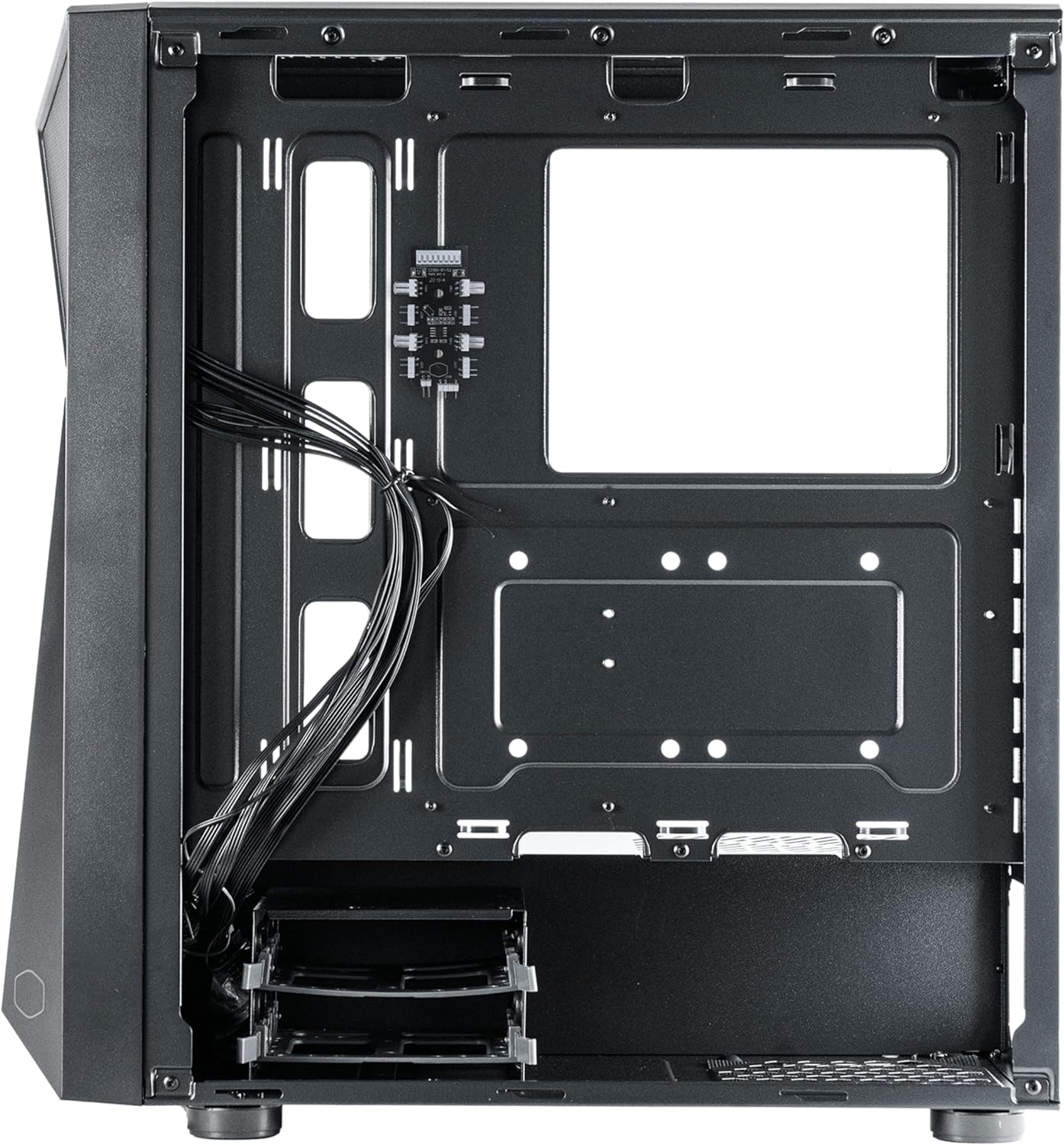 Cooler Master CMP 520 PC Case - Mid-Tower ATX Chassis with Mesh Geode Front Intake, 3 x 120mm ARGB Fans, Tempered Glass Side Panel, Versatile Cooling & Component Support, Breathable PSU Shroud - T