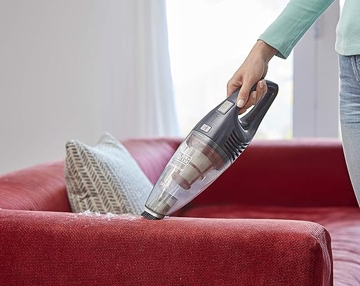 Black+Decker 18V 2-in-1 Cordless Stick Vacuum Cleaner, Grey - SVB520JW-B5, 2 Years Warranty - T