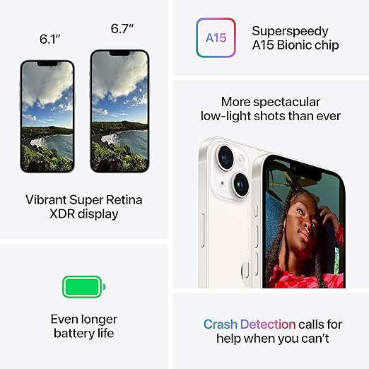 Apple iPhone 14 Plus (128 GB) - Starlight - T