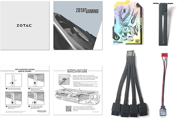 Zotac Gaming GeForce RTX 4090 Trinity OC Gaming Graphics Card, 24GB GDDR6X, 384bit, 21Gbps, PCIE 4.0, IceStorm 3.0 Advanced Cooling, Spectra 2.0 RGB Lighting, ZT-D40900J-10P - T