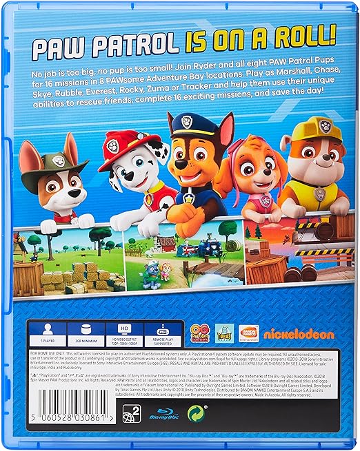 Paw Patrol: On a roll! (PS4) (PS4) - T