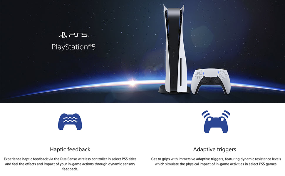 PlayStation 5 Gaming Console With Controller (CD Version) - International Version - T