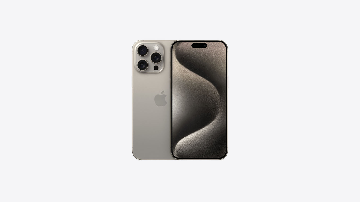 iPhone 15 Pro Max Physical Dual Sim 256GB Natural Titanium 5G Without FaceTime - T
