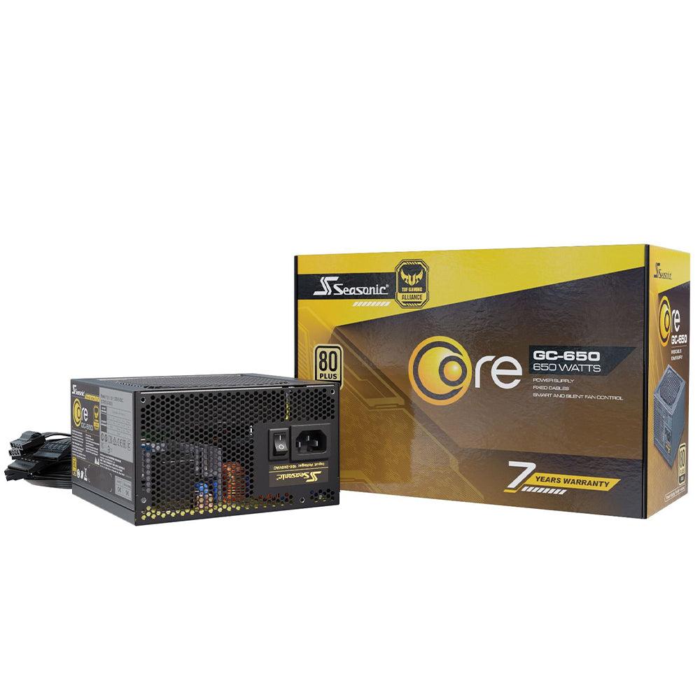 Seasonic Core GC 650W 80 PLUS Gold Certified Power Supply - T