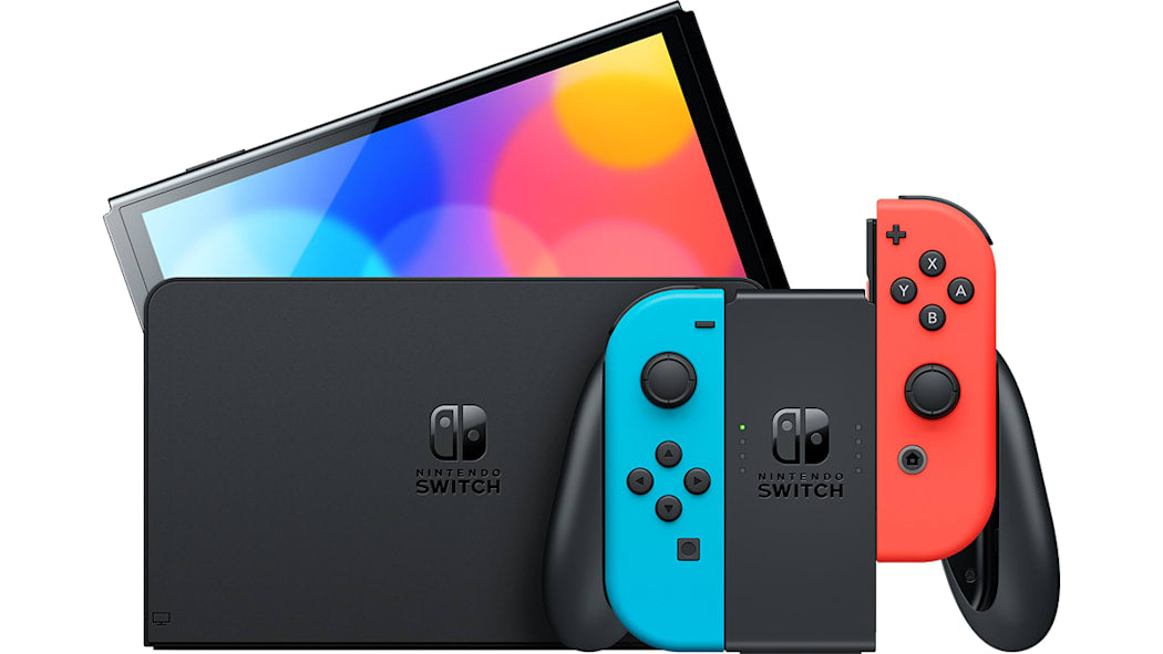 Nintendo Switch™ - OLED Model Neon Blue/Neon Red set - REFURBISHED